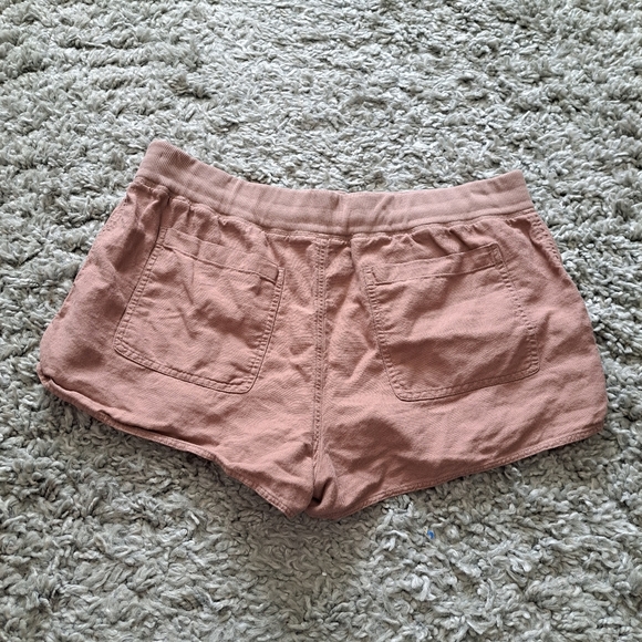 Community | Blush pink cute casual weight fabric womens shorts - Picture 6 of 9